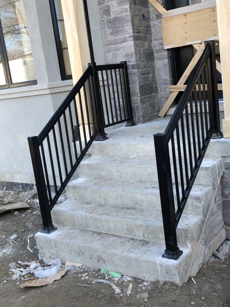 Aluminum railings