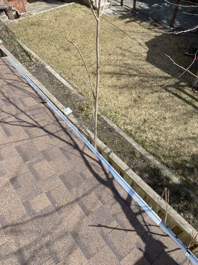 Leafguards and cleaning eavestrough